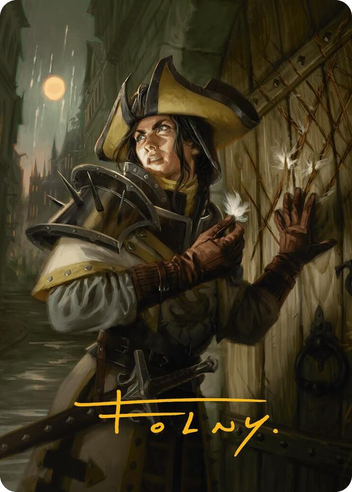 Thraben Inspector Art Card (Gold-Stamped Signature), Art Series: Innistrad Remastered 3