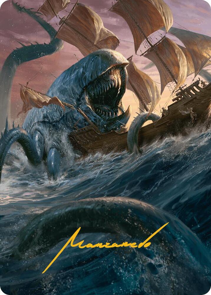 Hullbreaker Horror Art Card (Gold-Stamped Signature), Art Series: Innistrad Remastered 5
