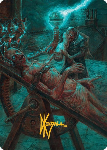 Rooftop Storm Art Card (Gold-Stamped Signature), Art Series: Innistrad Remastered 8