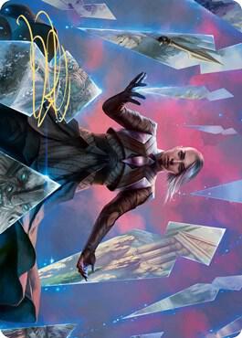 Behold the Multiverse Art Card (Gold-Stamped Signature), Art Series: Kaldheim 10