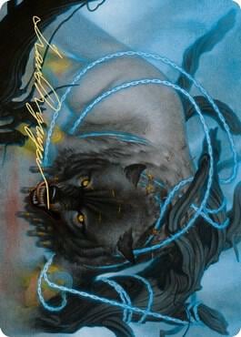 Bind the Monster Art Card (Gold-Stamped Signature), Art Series: Kaldheim 11