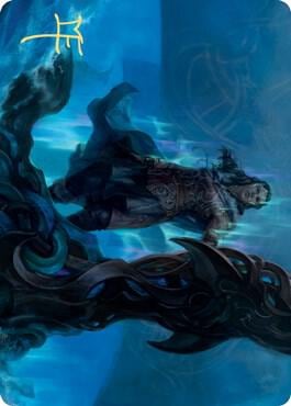Cosima, God of the Voyage Art Card (Gold-Stamped Signature), Art Series: Kaldheim 12