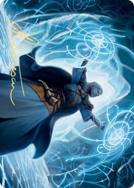 Frost Augur Art Card (Gold-Stamped Signature), Art Series: Kaldheim 14