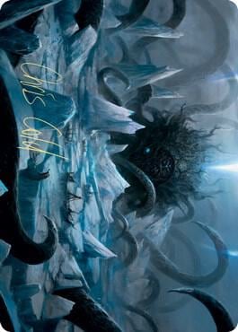 Icebreaker Kraken Art Card (Gold-Stamped Signature), Art Series: Kaldheim 15