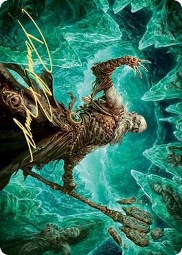 Draugr Necromancer Art Card (Gold-Stamped Signature), Art Series: Kaldheim 22
