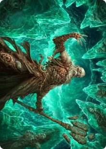 Draugr Necromancer Art Card, Art Series: Kaldheim 22
