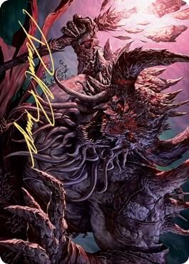 Dream Devourer Art Card (Gold-Stamped Signature), Art Series: Kaldheim 23