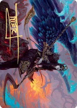 Eradicator Valkyrie Art Card (Gold-Stamped Signature), Art Series: Kaldheim 25