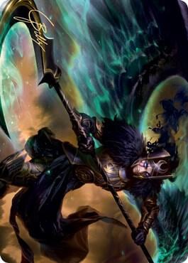 Vengeful Reaper Art Card (Gold-Stamped Signature), Art Series: Kaldheim 29