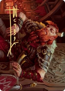 Arni Brokenbrow Art Card (Gold-Stamped Signature), Art Series: Kaldheim 30
