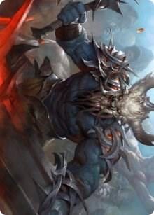 Frenzied Raider Art Card, Art Series: Kaldheim 34