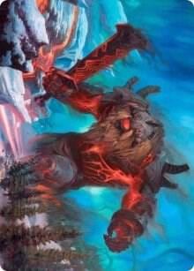 Quakebringer Art Card, Art Series: Kaldheim 37