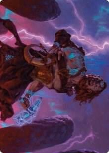 Toralf, God of Fury Art Card, Art Series: Kaldheim 39