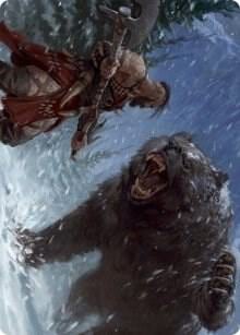 Blizzard Brawl Art Card, Art Series: Kaldheim 41