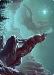 Sarulf's Packmate Art Card, Art Series: Kaldheim 51