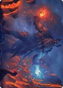 Aegar, the Freezing Flame Art Card, Art Series: Kaldheim 55