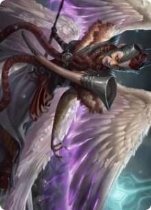 Firja, Judge of Valor Art Card, Art Series: Kaldheim 56
