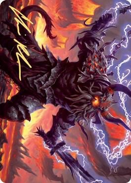 Kardur, Doomscourge Art Card (Gold-Stamped Signature), Art Series: Kaldheim 57
