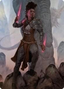 Kaya the Inexorable Art Card, Art Series: Kaldheim 58