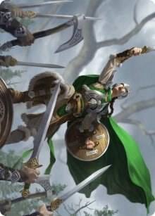Maja, Bretagard Protector Art Card, Art Series: Kaldheim 61