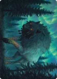Sarulf, Realm Eater Art Card, Art Series: Kaldheim 65