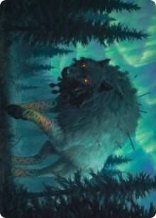Sarulf, Realm Eater Art Card, Art Series: Kaldheim 65
