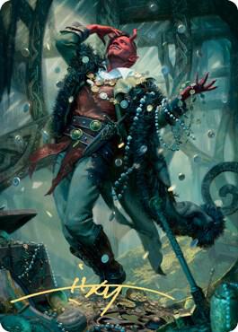 Tibalt, Cosmic Impostor Art Card (Gold-Stamped Signature), Art Series: Kaldheim 67