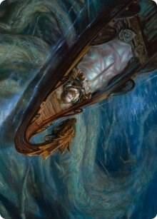 Funeral Longboat Art Card, Art Series: Kaldheim 68