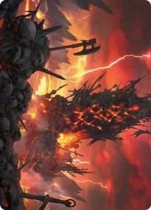 Immersturm Skullcairn Art Card, Art Series: Kaldheim 71