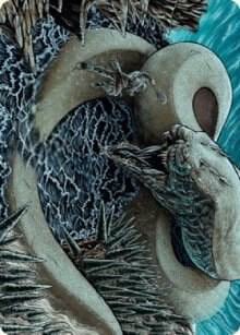 Koma, Cosmos Serpent Art Card (80/81), Art Series: Kaldheim 80