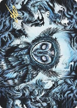 Vega, the Watcher Art Card (Gold-Stamped Signature), Art Series: Kaldheim 81