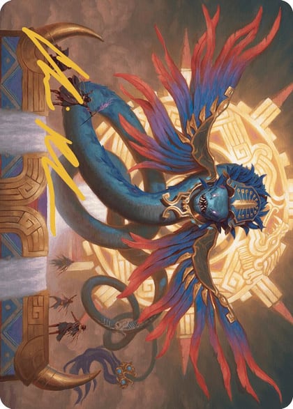 Ojer Pakpatiq, Deepest Epoch Art Card (13/81) (Gold-Stamped Signature), Art Series: The Lost Caverns of Ixalan 13