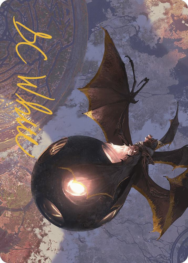 Malicious Eclipse Art Card (Gold-Stamped Signature), Art Series: The Lost Caverns of Ixalan 17