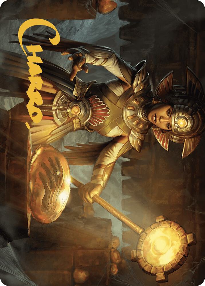 Curator of Sun's Creation Art Card (Gold-Stamped Signature), Art Series: The Lost Caverns of Ixalan 18