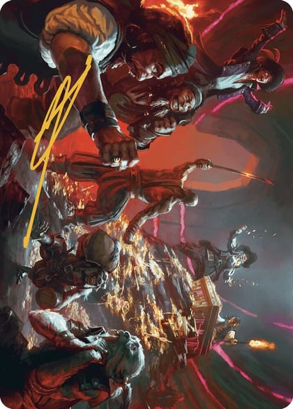 Hit the Mother Lode Art Card (Gold-Stamped Signature), Art Series: The Lost Caverns of Ixalan 19