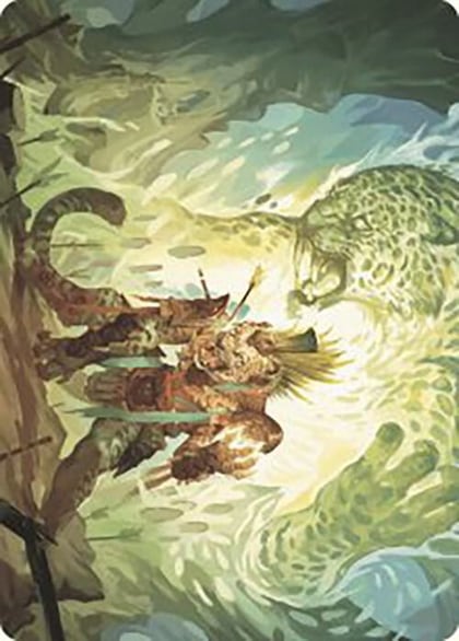 Might of the Ancestors Art Card, Art Series: The Lost Caverns of Ixalan 2