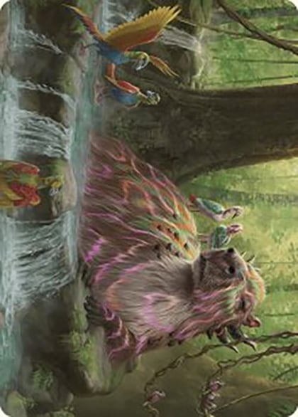Basking Capybara Art Card, Art Series: The Lost Caverns of Ixalan 22