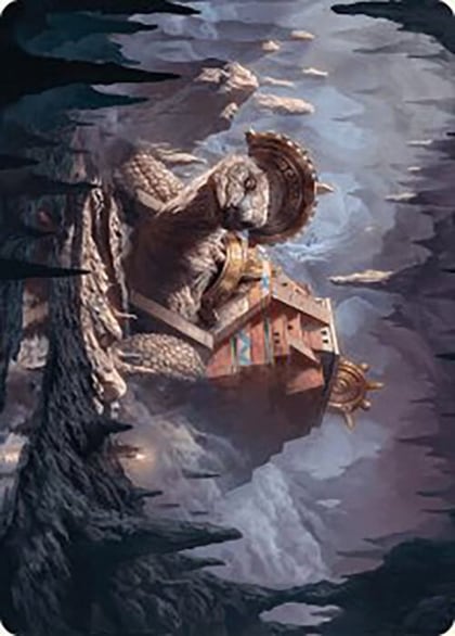 Bedrock Tortoise Art Card, Art Series: The Lost Caverns of Ixalan 23