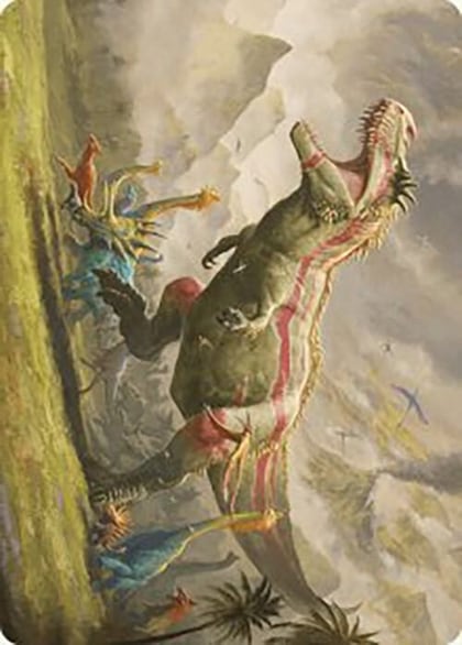 Ghalta, Stampede Tyrant Art Card, Art Series: The Lost Caverns of Ixalan 24