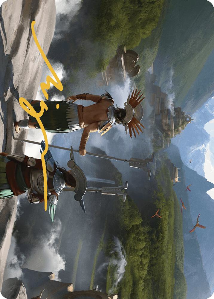 Glimpse the Core Art Card (Gold-Stamped Signature), Art Series: The Lost Caverns of Ixalan 25
