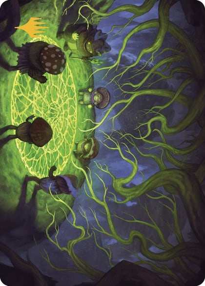Growing Rites of Itlimoc Art Card (Gold-Stamped Planeswalker Symbol), Art Series: The Lost Caverns of Ixalan 26