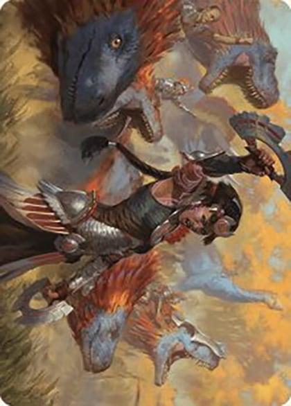 Huatli, Poet of Unity Art Card, Art Series: The Lost Caverns of Ixalan 27