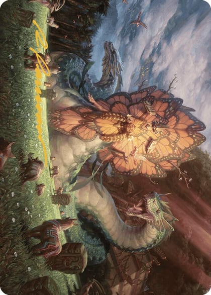 Ojer Kaslem, Deepest Growth Art Card (30/81) (Gold-Stamped Signature), Art Series: The Lost Caverns of Ixalan 30