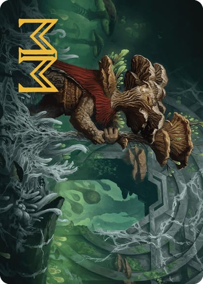 Tendril of the Mycotyrant Art Card (Gold-Stamped Signature), Art Series: The Lost Caverns of Ixalan 31