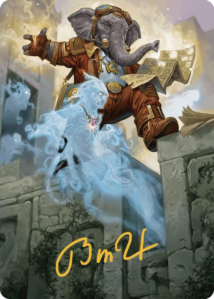 Quintorius Kand Art Card (37/81) (Gold-Stamped Signature), Art Series: The Lost Caverns of Ixalan 37