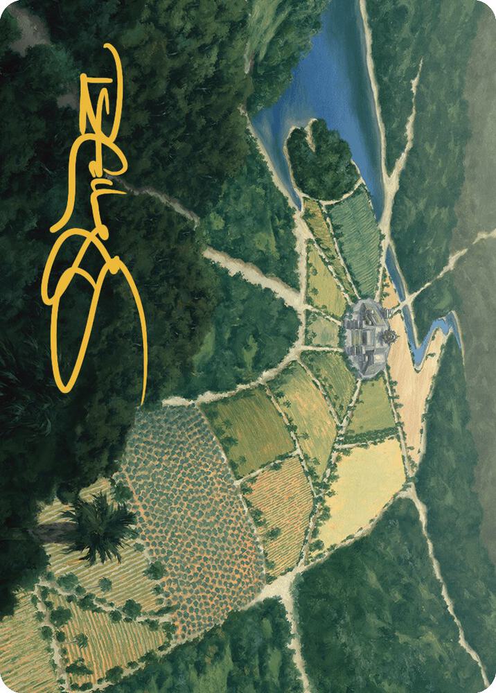 Restless Prairie Art Card (Gold-Stamped Signature), Art Series: The Lost Caverns of Ixalan 43