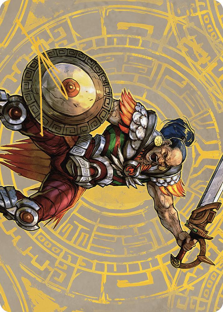Inti, Seneschal of the Sun Art Card (Gold-Stamped Signature), Art Series: The Lost Caverns of Ixalan 47