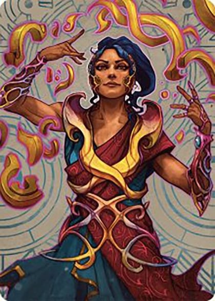 Saheeli, the Sun's Brilliance Art Card, Art Series: The Lost Caverns of Ixalan 52