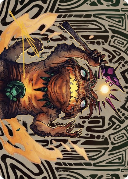 Zoyowa Lava-Tongue Art Card (Gold-Stamped Signature), Art Series: The Lost Caverns of Ixalan 54