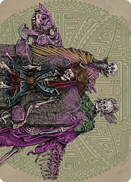 Throne of the Grim Captain Art Card, Art Series: The Lost Caverns of Ixalan 55